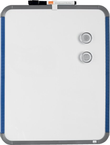 Nobo Slimline mini magnetisch whiteboard, staal, ft 28 x 36 cm