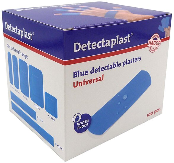 Detectaplast Universal pleister, ft 19 x 72 mm, pak van 100 stuks