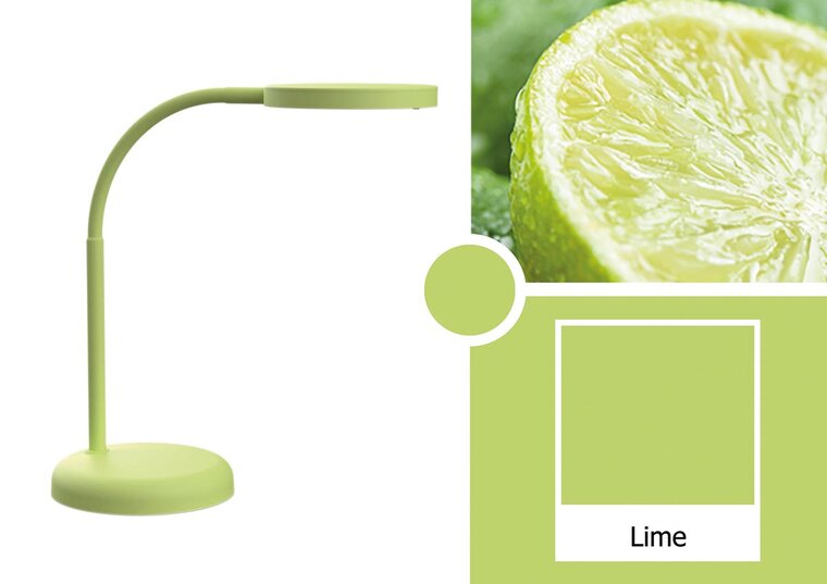 MAUL bureaulamp LED Joy op voet, warmwit licht, lime green