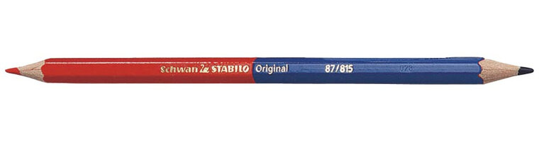 STABILO Original rood/blauw potlood