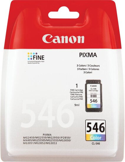 Canon inktcartridge CL-546, 180 pagina&#039;s, OEM 8289B001, 3 kleuren