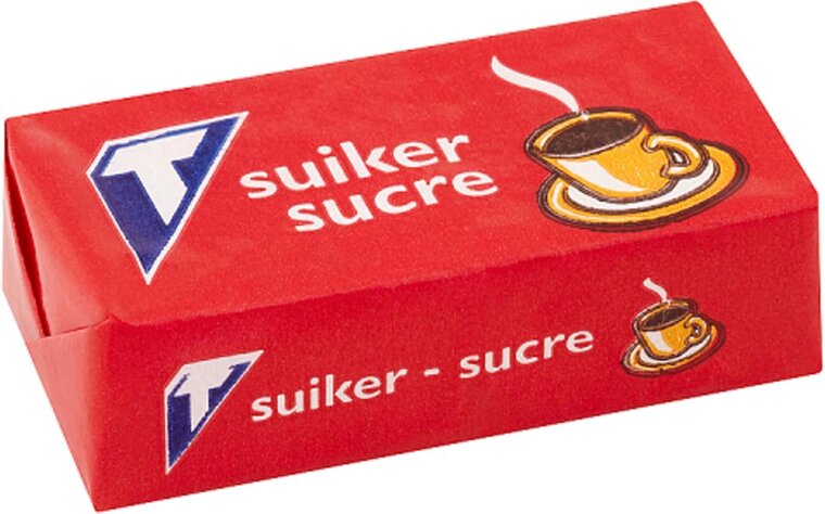 Tienen suikerklontjes 2 x 2,5 g, doos van 1000 stuks