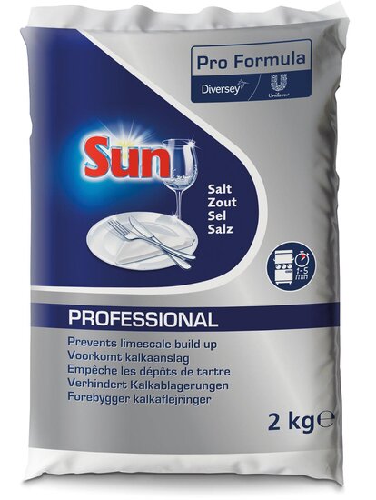 Sun Pro Formula regenereerzout voor de vaatwas, zak van 2 kg