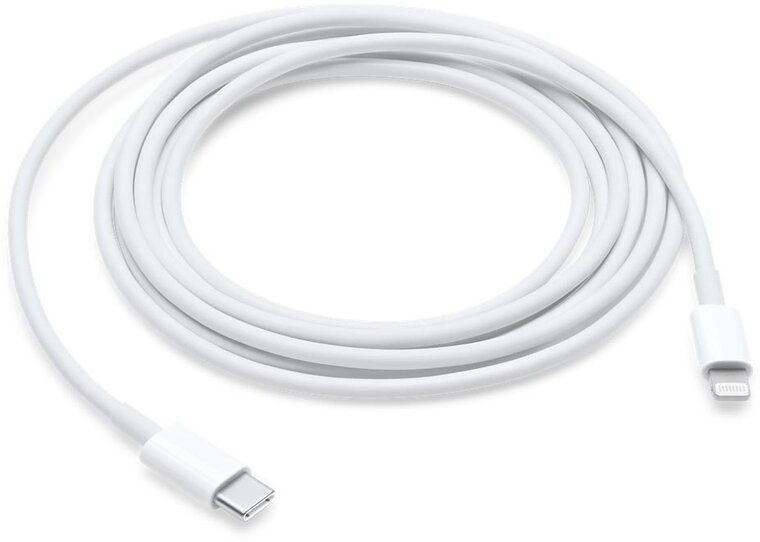 Apple kabel, Lightning (8-pin) naar USB-C, 2 m, wit