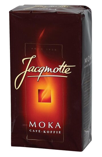 Jacqmotte koffie, moka, pak van 500 gram