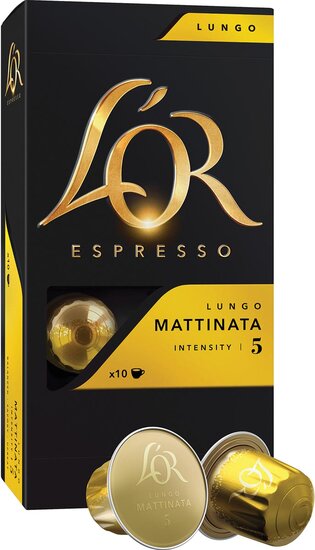 Douwe Egberts koffiecapsules L&#039;or intensity 5, Mattinata, pak van 10 capsules