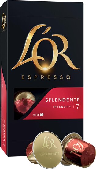 Douwe Egberts koffiecapsules L&#039;Or Intensity 7, Splendente, pak van 10 capsules