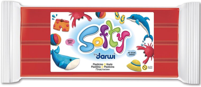 Darwi boetseerpasta Softy rood