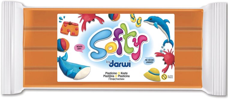 Darwi boetseerpasta Softy oranje