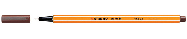 STABILO point 88 fineliner, bruin