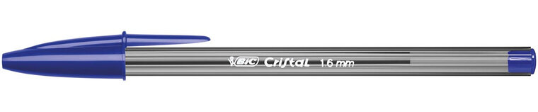 Bic balpen Cristal Large, brede punt, blauw