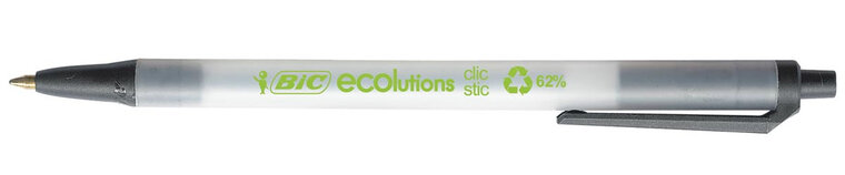 Bic balpen ECOlutions  Clic Stic zwart