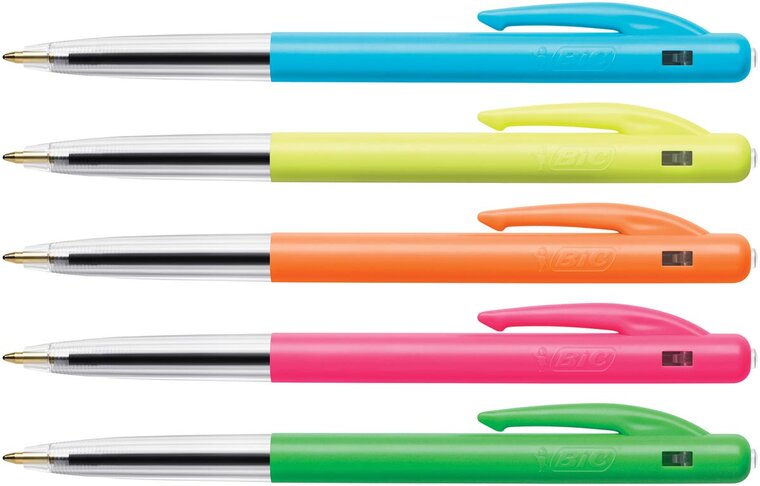 Bic balpen M10 Clic Colors doos van 50 stuks