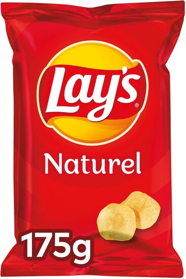 Lay&#039;s Chips Naturel, zak van 175 g