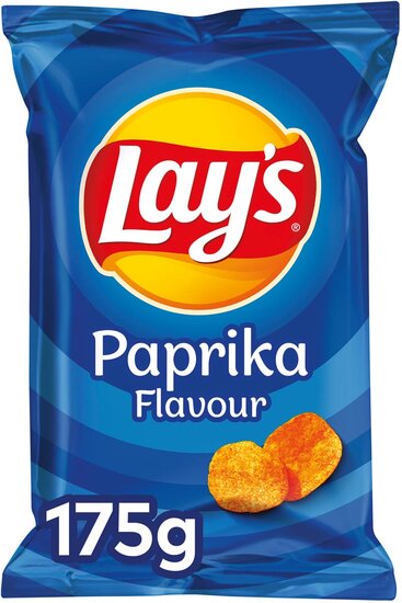 Lay&#039;s Chips Paprika, zak van 175 g