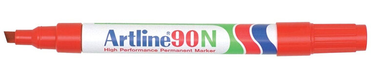 Permanent marker Artline 90N rood