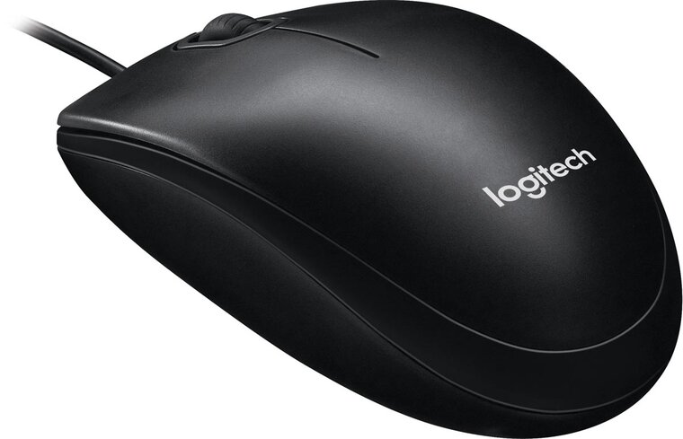 Logitech muis B100, zwart