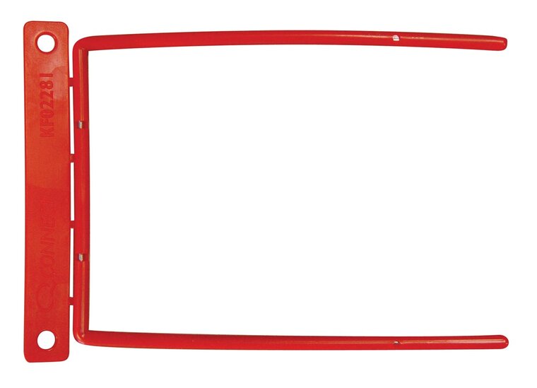 Archiefbinder D-clip, rood