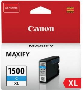 Canon inktcartridge PGI-1500XL, 1.020 pagina&#039;s, OEM 9193B001, cyaan