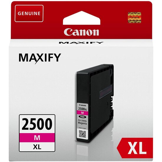 Canon inktcartridge PGI-2500XL, 1.760 pagina&#039;s, OEM 9266B001, magenta