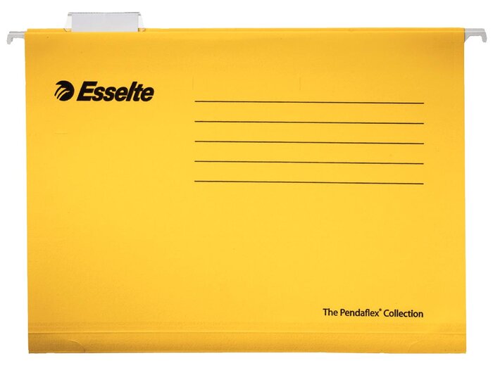 Esselte Classic hangmappen voor laden, tussenafstand 365 mm, geel