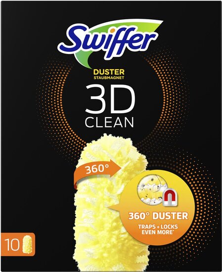 Swiffer Duster 3D Clean navulling, pak van 10 stuks