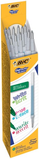 Bic vulling voor gelroller Gel-ocity illusion, doos met 12 stuks, groen