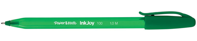 Paper Mate balpen InkJoy 100 met dop, groen