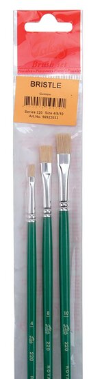 Talens olie- en acrylverf penselenset 220, set met 3 penselen