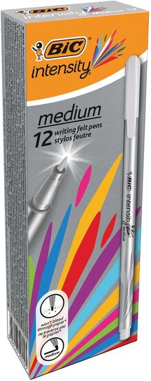 Bic fineliner Intensity, medium, grijs