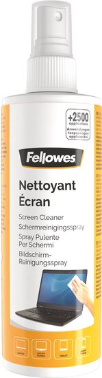 Fellowes schermreinigingsspray, flacon van 250 ml