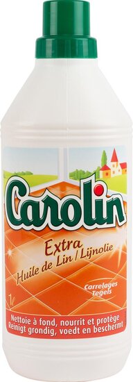 Carolin vloerreiniger extra lijnolie, fles van 1 l