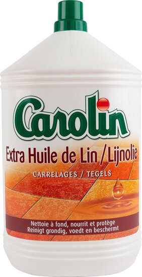 Carolin vloerreiniger extra lijnolie, fles van 5 l