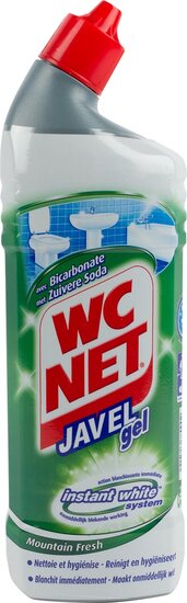 WC NET toiletreiniger Extra White Mountain Fresh, fles van 750 ml