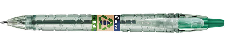 Pilot Ecoball B2P BeGreen balpen, medium punt, 0,3 mm, groen