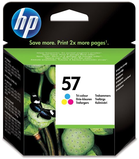 HP inktcartridge 57, 500 pagina&#039;s, OEM C6657AE, 3 kleuren