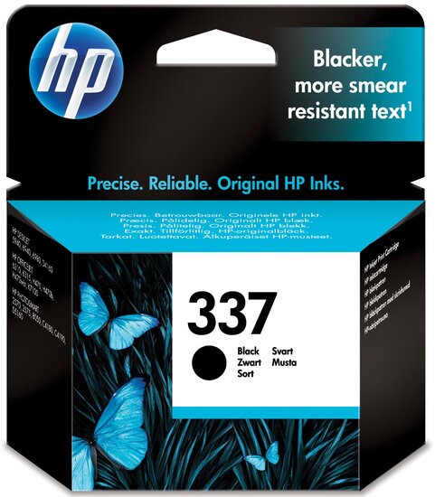 HP inktcartridge 337, 420 pagina&#039;s, OEM C9364EE, zwart