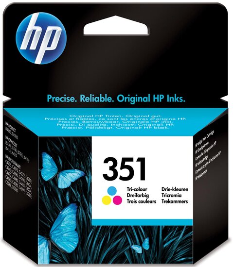 HP inktcartridge 351, 170 pagina&#039;s, OEM CB337EE, 3 kleuren