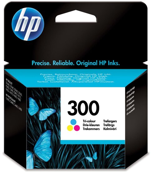 HP inktcartridge 300, 165 pagina&#039;s, OEM CC643EE, 3 kleuren