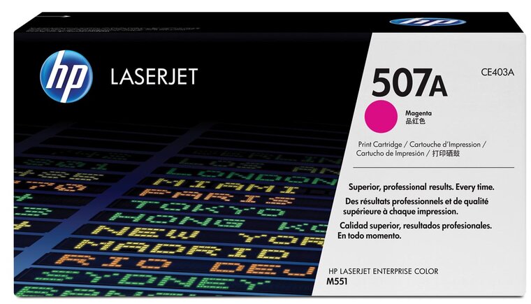 HP toner 507A, 6 000 pagina&#039;s, OEM CE403A, magenta