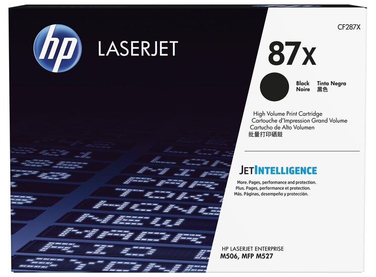 HP toner 87X, 18 000 pagina&#039;s, OEM CF287X, zwart