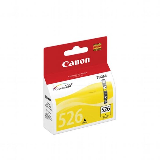 Canon inktcartridge CLI-526Y, 450 pagina&#039;s, OEM 4543B001, geel