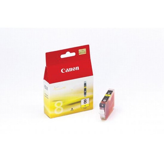 Canon inktcartridge CLI-8Y, 530 pagina&#039;s, OEM 0623B001, geel