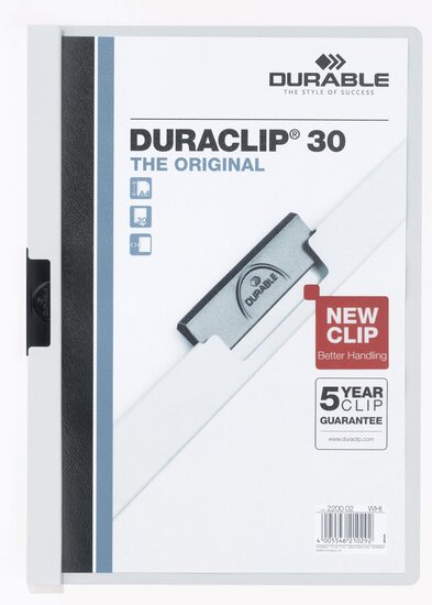 Durable klemmap Duraclip Original 30 wit