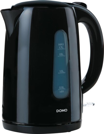 Domo waterkoker 360&deg;, 1,7 liter, zwart