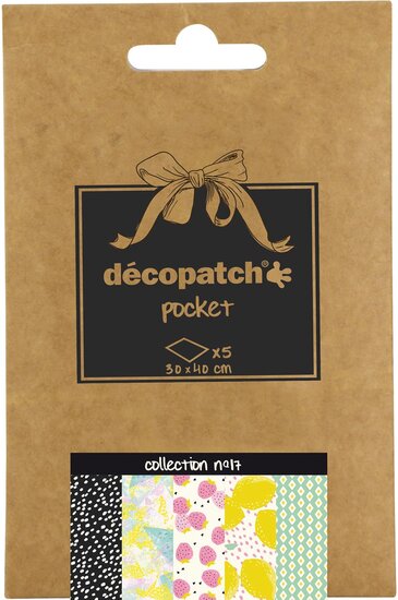 D&eacute;copatch papier Pocket, nummer 17