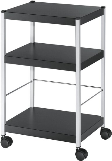 Paperflow universele mobiele trolley, zwart, small