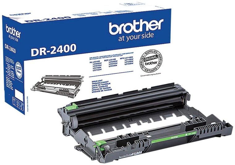 Brother drum, 12.000 pagina&#039;s, OEM DR-2400, zwart