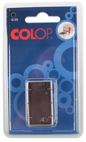 Colop stempelkussen zwart, voor stempel P20, P20N, 20/1, blister van 2 stuks