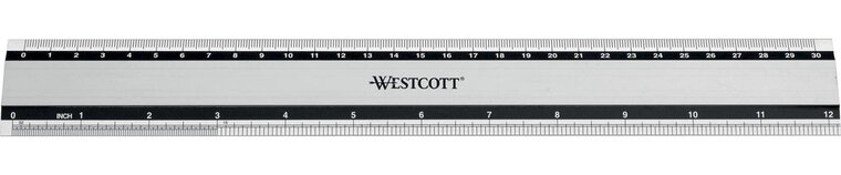 Westcott metalen lat 30 cm